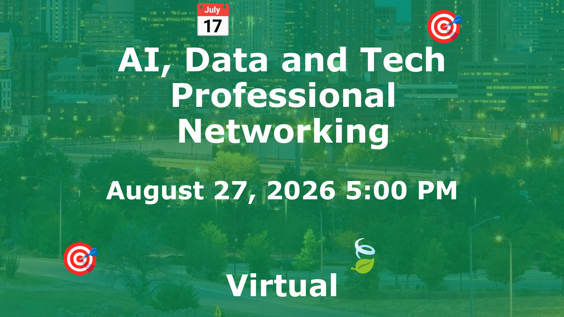 AI, Data and Tech Professional Networking event image